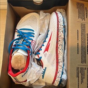 Altra Escalante (Paris) White and Red Running Shoes
